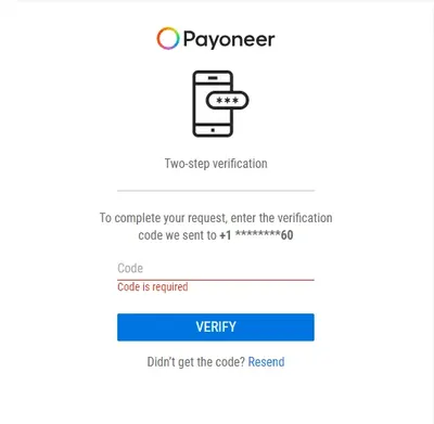 Як поповнити рахунок за допомогою Payoneer