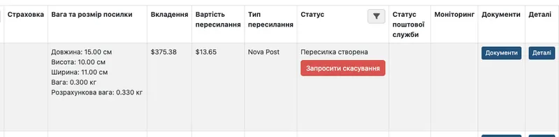 Оформлення посилок для Нова Пошта Міжнародна доставка